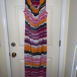 Calvin Klein colorful maxi dress size 12